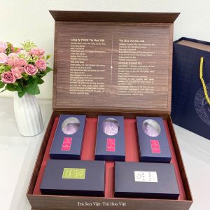Hộp Quà Tặng - Trà Sen, Trà Nhài, Trà Bưởi.